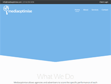 Tablet Screenshot of mediaoptimise.com
